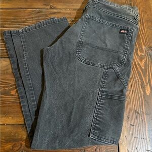 Dark grey Carpenter Jeans with Pocket Detail